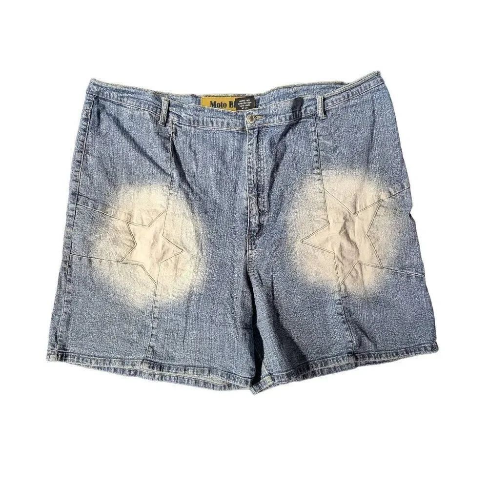 Moto Blues Start Detail Blue Jean Bermuda Women's 23/24